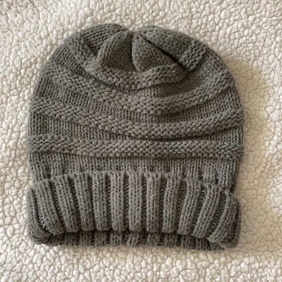 CC Boutique Accessories - CC Beanie Slouchy Grey